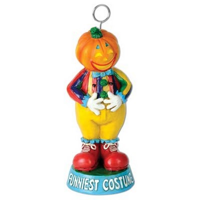 Funniest Trophy Photo/ Balloon Holder Pumpkin Head Figure