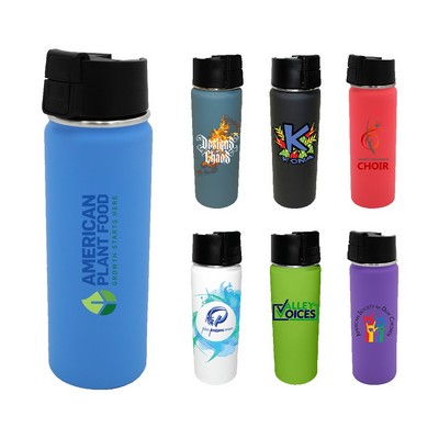 20 Oz. Halcyon® Sport Bottle w/Push Button Lid (Full Color Digital)