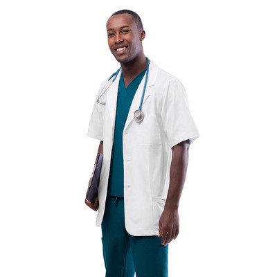 Adar - Universal - Unisex Short-Sleeve Three-Pocket 31" Lab Coat