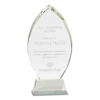 Crystal Halo Award, 10 1/4"H