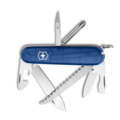 Swiss Army Hiker Knife Translucent Sapphire Blue