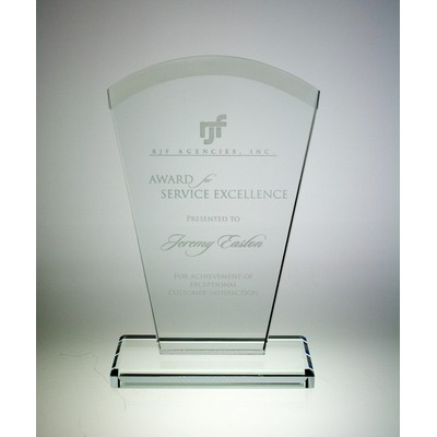 Starfire Glass Carlton Award (8¼"x5"x3/8")