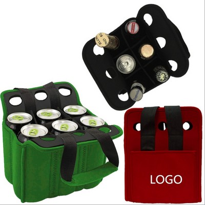 6 pcs Neoprene Champagne Wine Bottle Sleeve