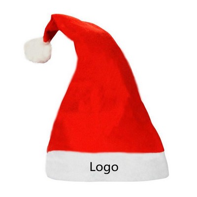 Unisex Traditional Red and White Christmas Santa Hats