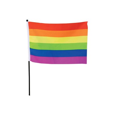 8" Pride Stick Flag