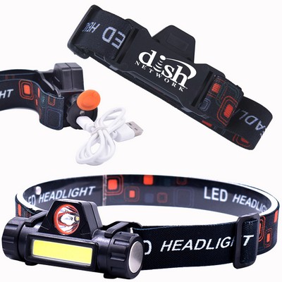 1200mAh Rechargeable Head LED Lamp w/Elastic Strap (Shorter Prod Time)