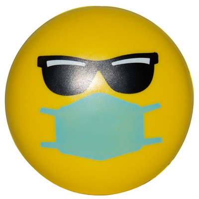 Cool PPE Emoji Squeezies® Stress Reliever