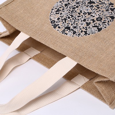 Custom Jute Tote Bag