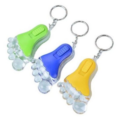 Feet LED Keychain