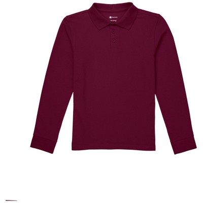 Classroom Uniforms - Unisex Long Sleeve Pique Polo