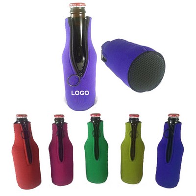 Flexible Polymer Bottle Cooler Holder