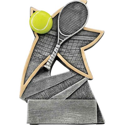 5 1/2" Tennis Jazz Star Resin