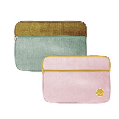 13" Zippered Pocket Laptop Sleeve (Corduroy)