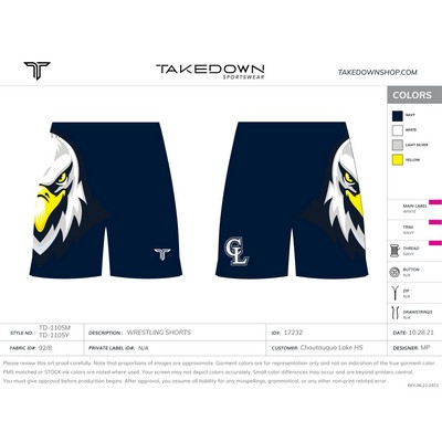 RUNNING - Custom Full Sublimated Mens Short