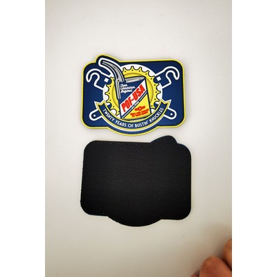 Custom PVC Patch With Hook Backing