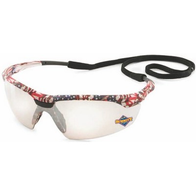 Conqueror Old Glory Camo Frame With Clear Mirror Lens