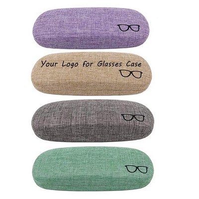 Hard Shell Eyeglasses Case Protector Fabrics Glasses Case