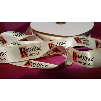 Double Faced Polyester Bridal Satin Tiffany Ribbon w/Dye-Sublimation (1½" x 50 Yard Roll)