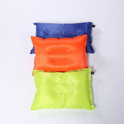 Custom Design Square Throw Down Inflatable Travel Logo Color Pillow