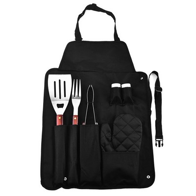 7 Piece Bbq Apron Set