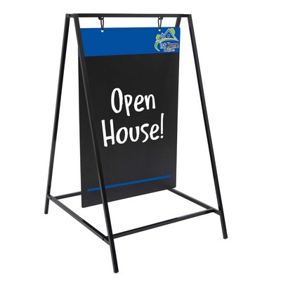 Chalkboard Swing A-frame Imprinted Kit (Double-Sided)