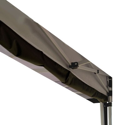 10' Gutter Between 2 Tents - Black