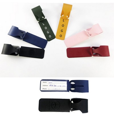 PU Leather Luggage Tag