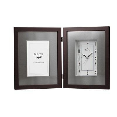 Bulova® Winfield Picture Frame Clock