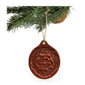 Leather Tree Ornament