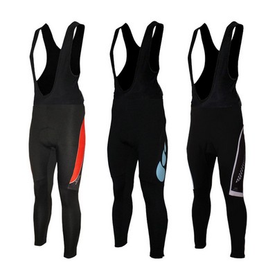 Unisex Full Sublimation Cycling Bib Tights with Fleece Lining