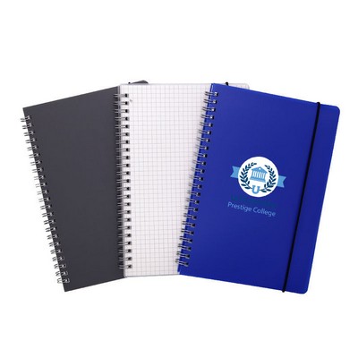 A5 PP Hardcover Spiral Notebook