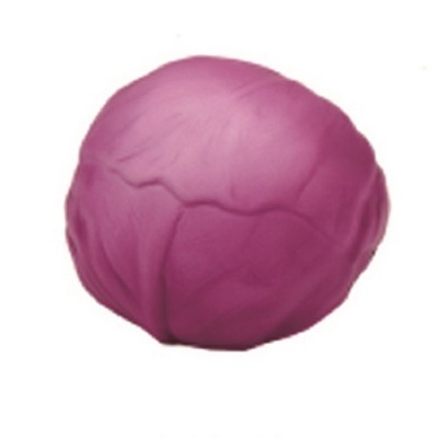 Purple Cabbage Shaped Stress Ball