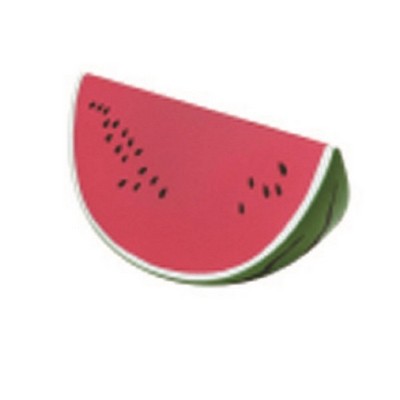 Watermelon Slice Shaped Stress Ball with Keychain