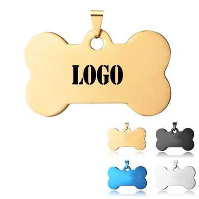 Bone Shape Pet ID Tag