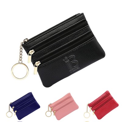 RFID-Blocking Waterproof Mini Wallet with Keychain