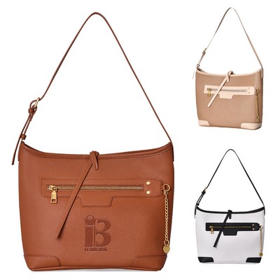 Crossbody PU Leather Tote Bag for Women