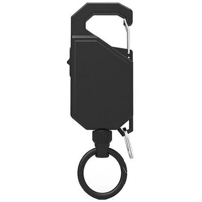 Retractable Carabiners Keychain