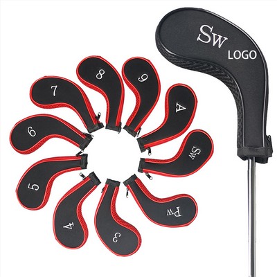 Golf Iron Head Covers Set