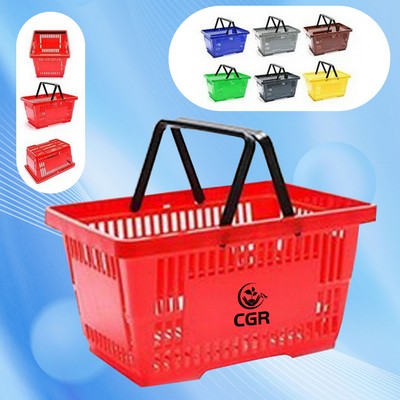 Dual-Grip Plastic Shop Basket