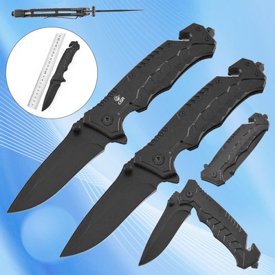 Sleek Folding Stainless Steel Pocket Knife