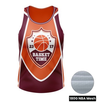 Women's Sublimation Basketball Jersey - 180G NBA Fabric