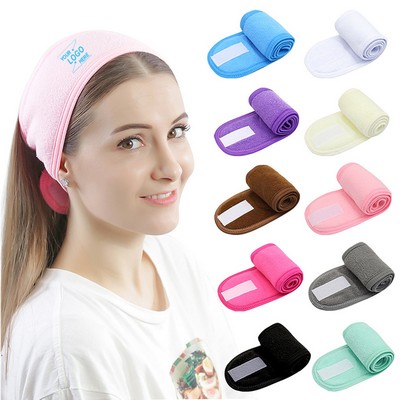 Face Wash Headband Towel