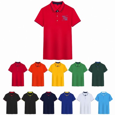 Unisex Short Sleeve Polo Shirt for Adults