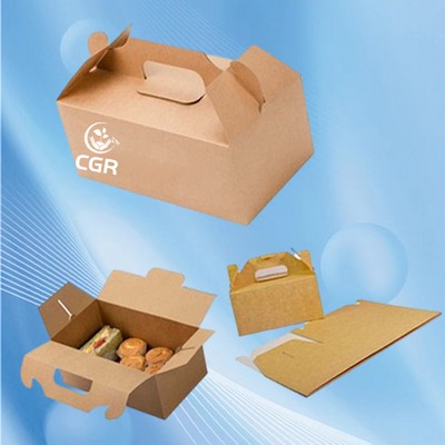 Portable Snack Box with Handle for Convenient Snack Storage and Transport