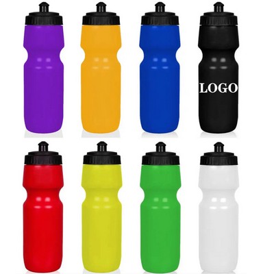 24Oz. Bike Bottle W/ Push Pull Lid