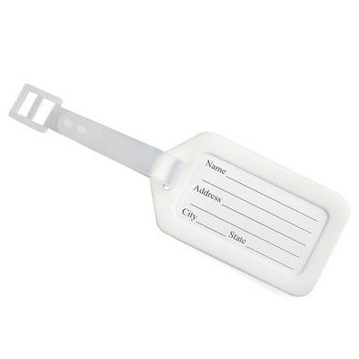 Plastic Rigid Luggage Tag Holders