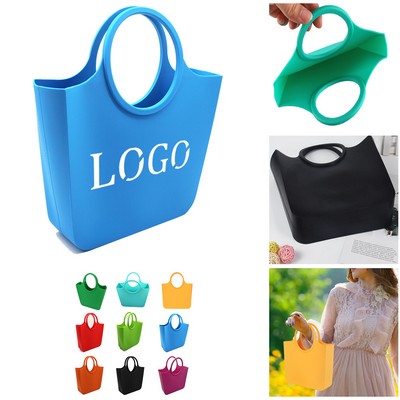 Rubber Tote Beach Bag