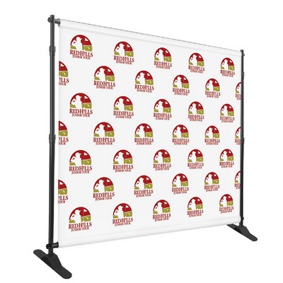 8' x 8' Step And Repeat Backdrop Stand