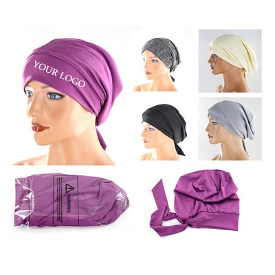 soft stretchy Elastic bandana scarf hijab undercap