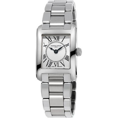 Frederique Constant® Ladies FC Classic Quartz Silver-Tone Stainless Steel Watch w/Silver Dial